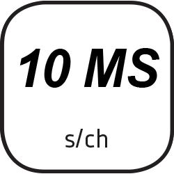 10 MS/s/ch 10 MS/s/ch